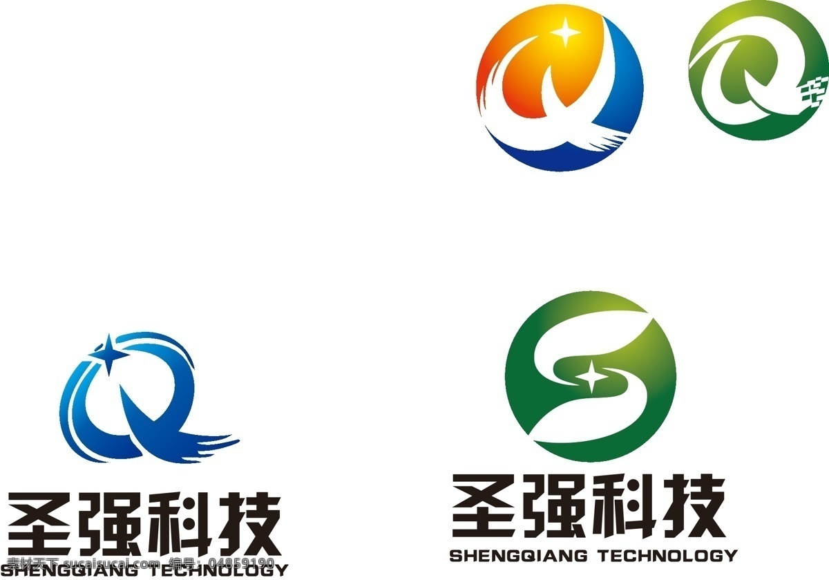 现代型 科技 环保 时尚 大气 logo vi设计 环保科技 vi logo设计 白色