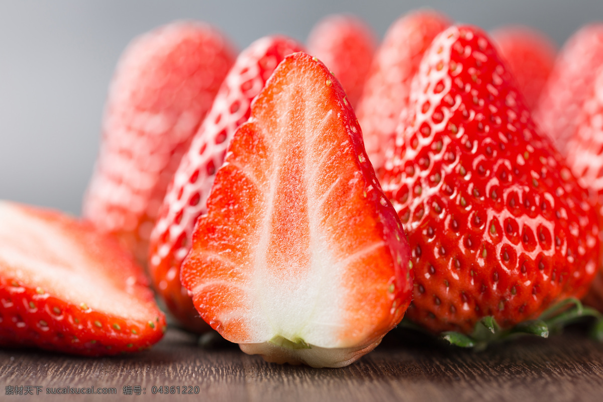 水果 大草莓 红草莓 水果之王 新鲜草莓 生物世界