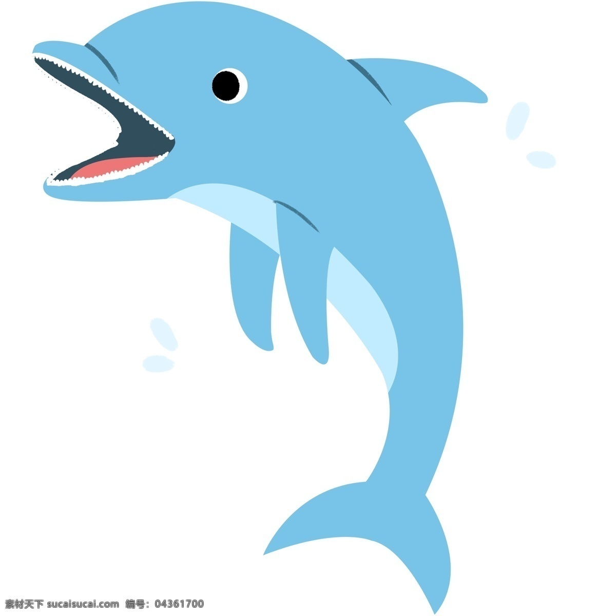 蓝色海洋生物 蓝色 海豚 海洋