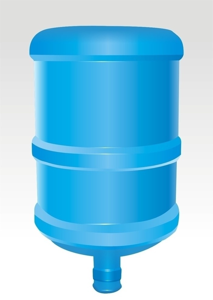 水桶 桶 蓝色 天蓝 效果桶 矢量