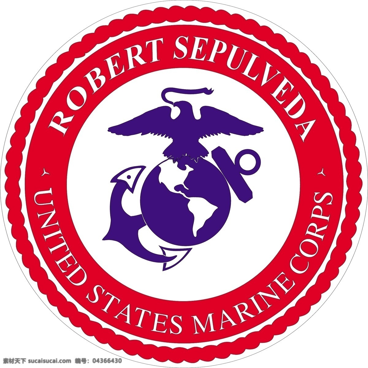美国 海军陆战队 标志 洋 msosg redblue 海洋 psd源文件