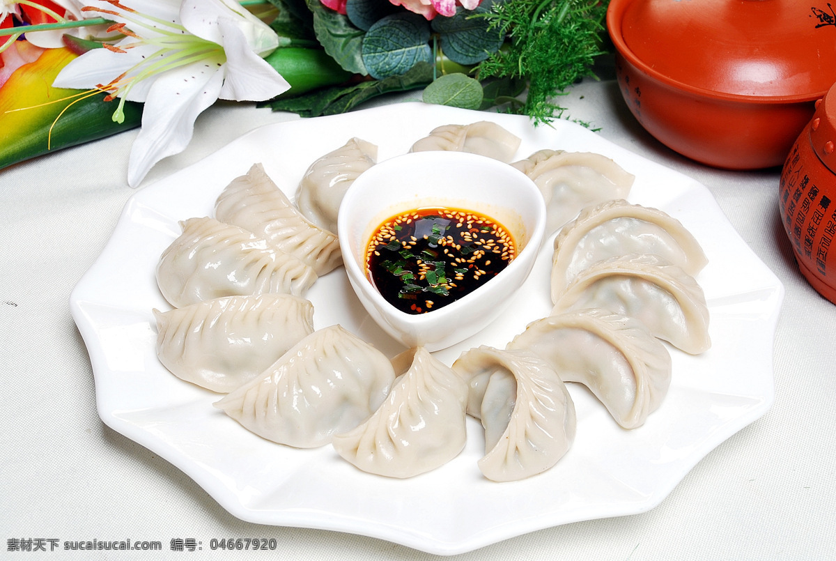 荞饼蒸饺 蒸饺 水晶蒸饺 传统美食 餐饮美食