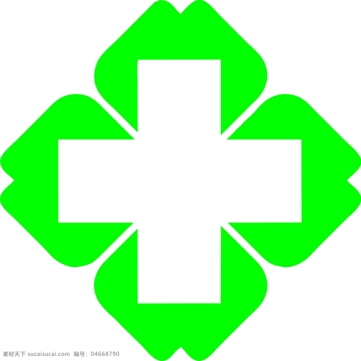 医院 绿色标志 标志 绿色 图标 医院医疗