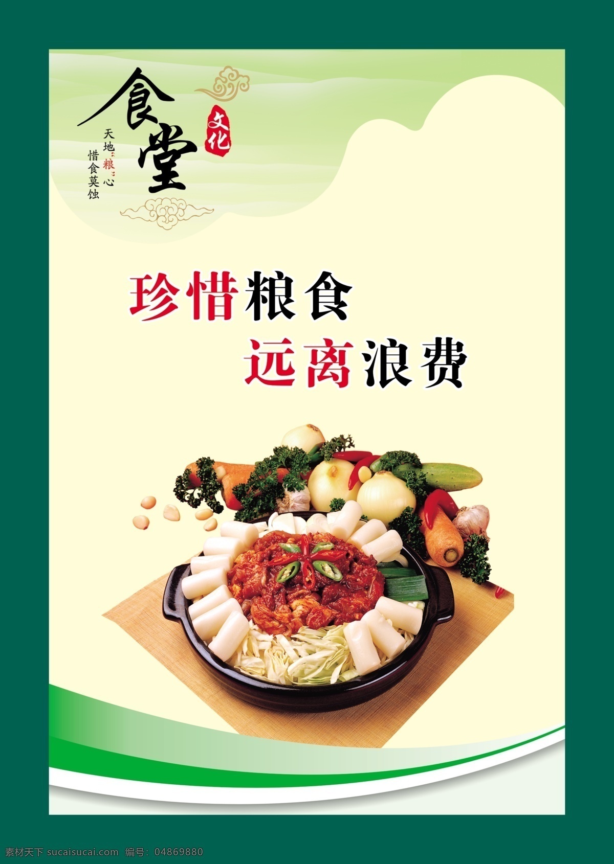 食堂 挂图 提倡节约 远离浪费 弘扬 中国 传统 饮食文化 展板 企业文化展板
