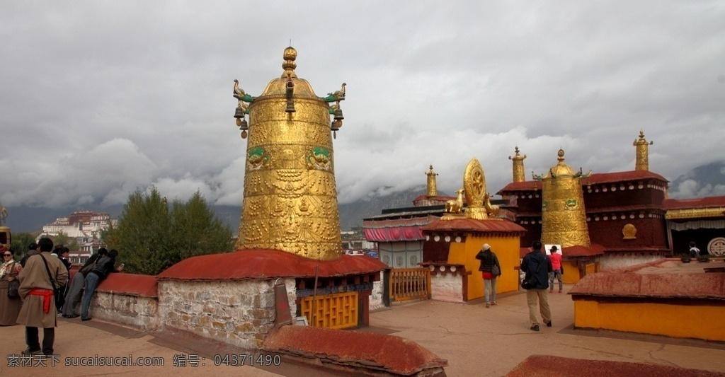 西藏拉萨 大昭寺 大昭寺风光 西藏大昭寺 西藏风光 宗教建筑 喇嘛寺庙 风景照片 旅游摄影 国内旅游