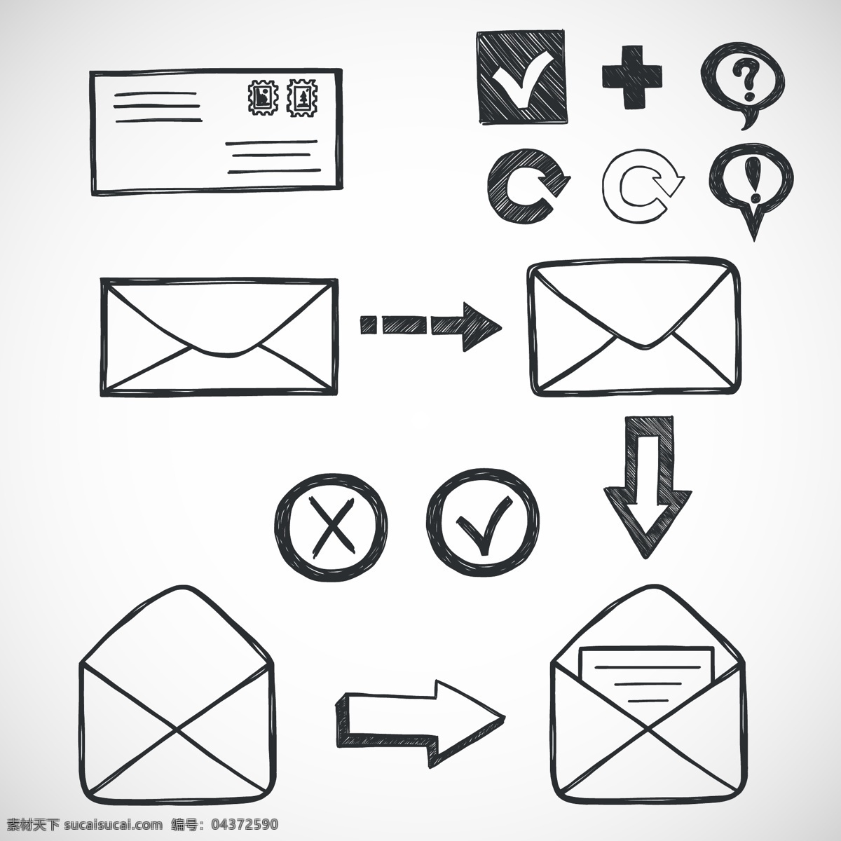 电子邮件 主题 图标 矢量 ai格式 矢量图标 email 信箱 邮箱 信封 邮票 地球 文件夹 便签纸 矢量素材
