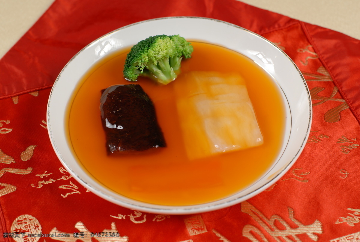 鲍 汁 花 胶 扣 海参 中华美食 传统美食 鲍汁花胶 餐饮美食