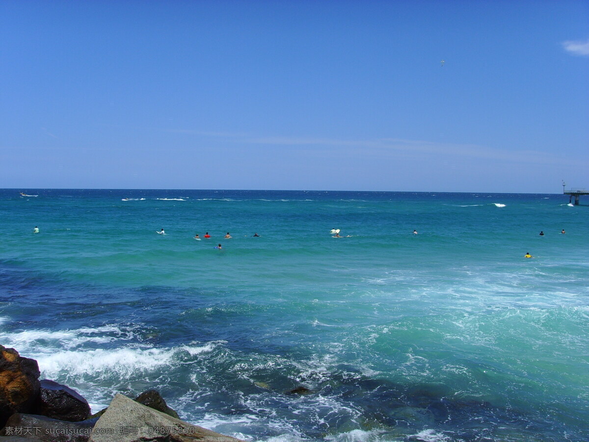 澳大利亚 波浪 大海 国外旅游 礁石 蓝天 浪花 旅游摄影 黄金海岸 海景 昆士兰州 游泳 休闲 布里斯班 风景 生活 旅游餐饮