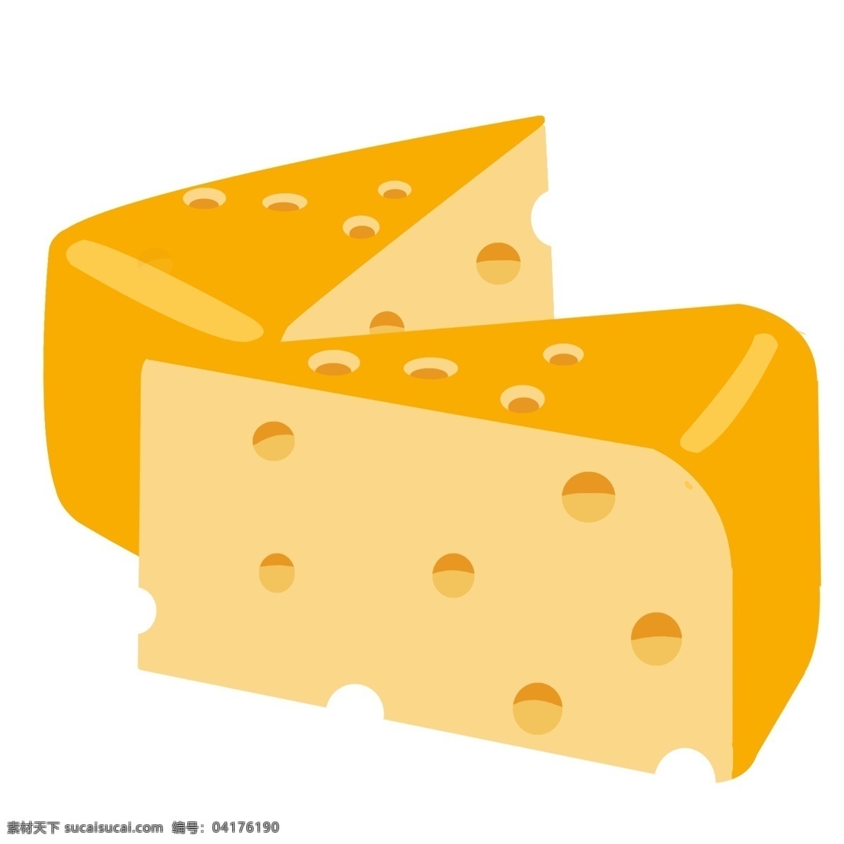 手绘 美食 奶酪 插画 黄色奶酪 营养 健康 美味 食品 食材 奶酪插画 手绘奶酪 美味香甜