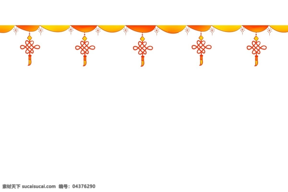 手绘 红色 中国结 挂饰 插画 中国风 新年快乐 新春 红色中国结 手绘中国结 装饰 分割线