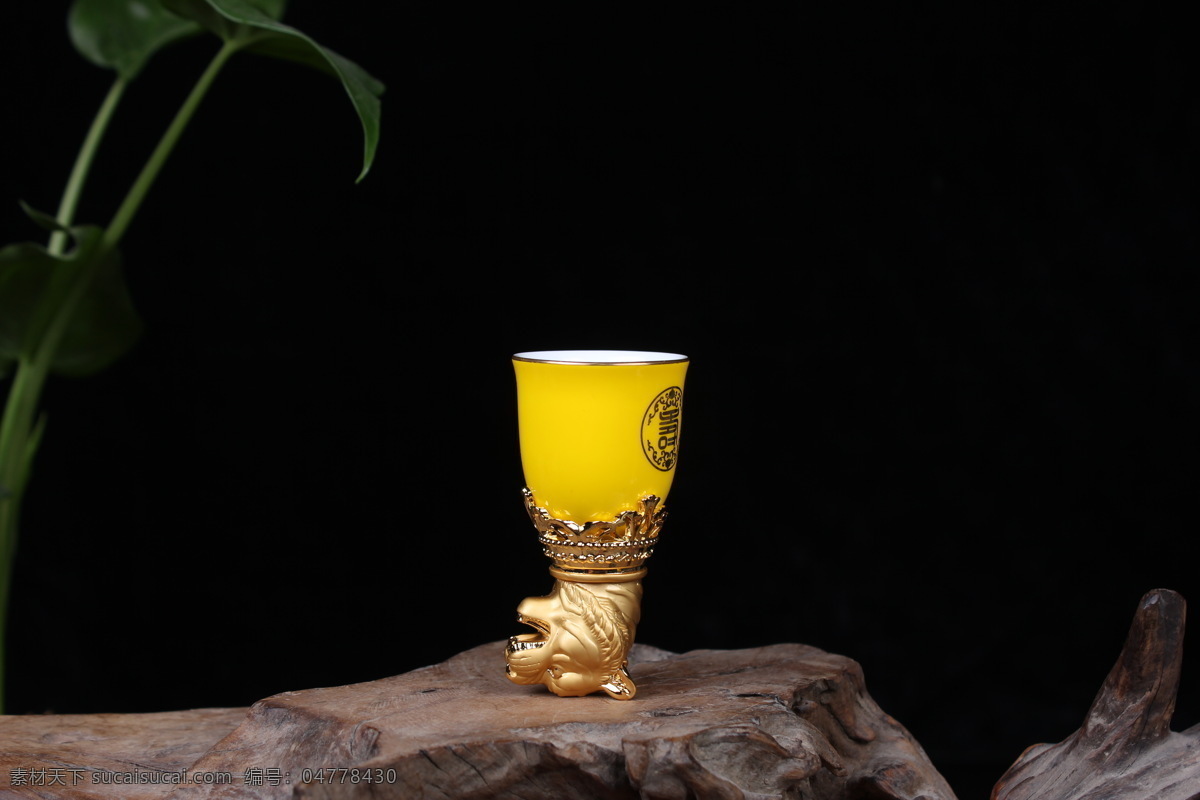 铜镶瓷器 陶瓷 瓷器 铜器 酒具 景德镇 铜镶器 十二生肖 酒杯 虎 文化艺术 传统文化