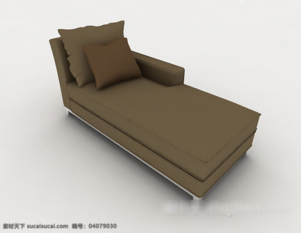 棕色 休闲 沙发 躺椅 3d 模型 3d模型 3d模型下载 欧式风格 室内设计 现代风格 室内家装 中式风格模型