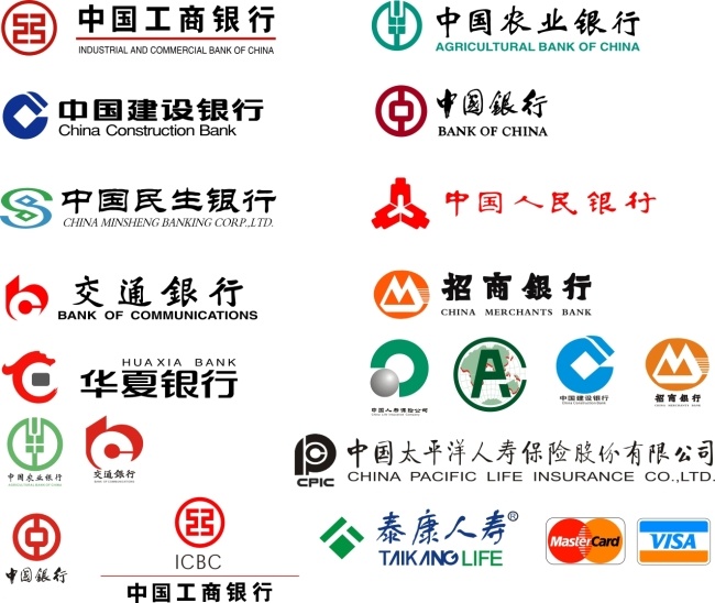 银行 标志 logo 标识标志图标 企业 矢量 矢量图