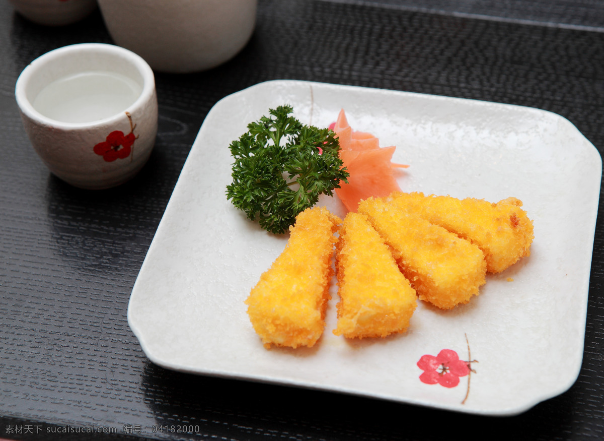 日本料理 炸 猪排 油炸 日本餐具 组合 套餐 餐饮美食