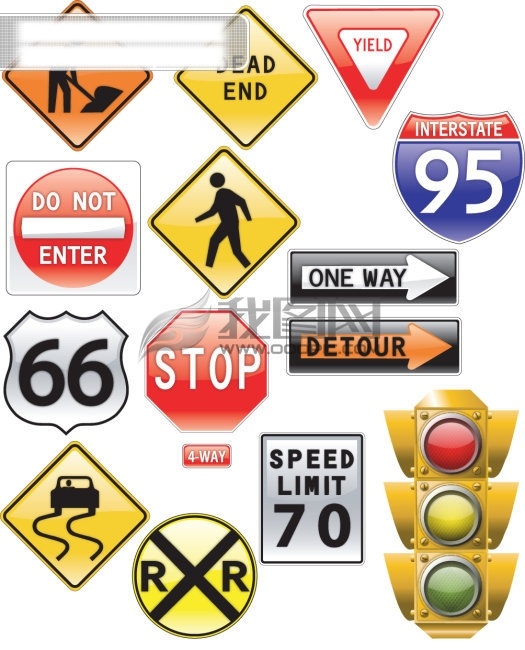 交通 道路 维修 路标 交通图标 路标素材 矢量素材 道路维修图标 红绿灯图标 交通路标 矢量图 其他矢量图