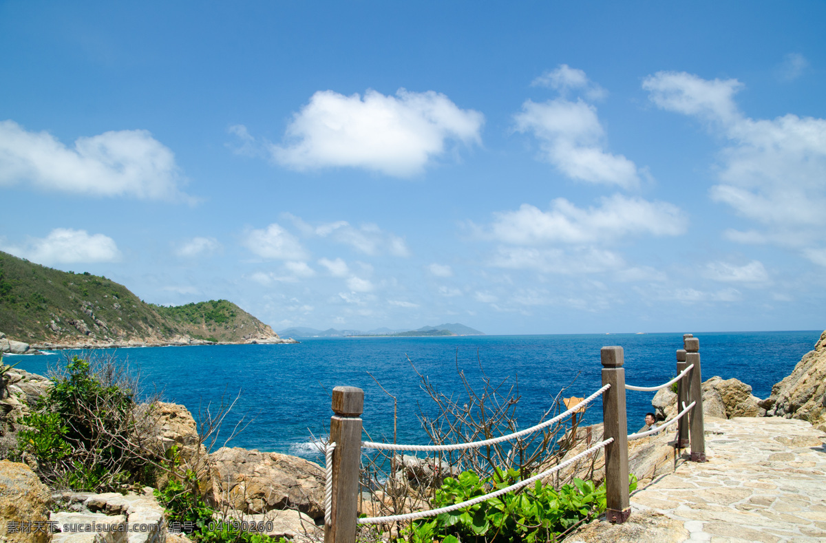 大海免费下载 白云 大海 海边 海景 礁石 蓝天 三亚 云彩 西岛 自然风景 自然景观 风景 生活 旅游餐饮