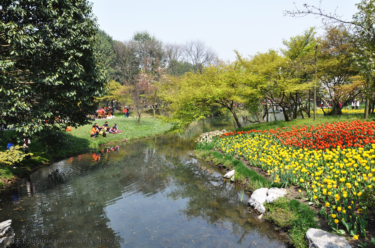 春光 春季 春色 春天 国内旅游 河畔 湖面 花开 太子湾公园 溪流 流水 山水 繁花锦束 园林 园艺 杭州西湖 太子湾 公园 花展 旅游摄影 psd源文件