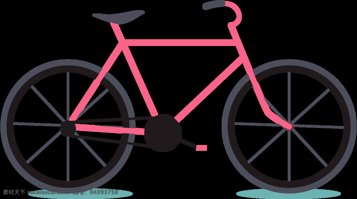 粉红色 单车 自行车 插画 免 抠 透明 共享单车 女式单车 男式单车 电动车 绿色低碳 绿色环保 环保电动车 健身单车 摩拜 ofo单车 小蓝单车 双人单车 多人单车