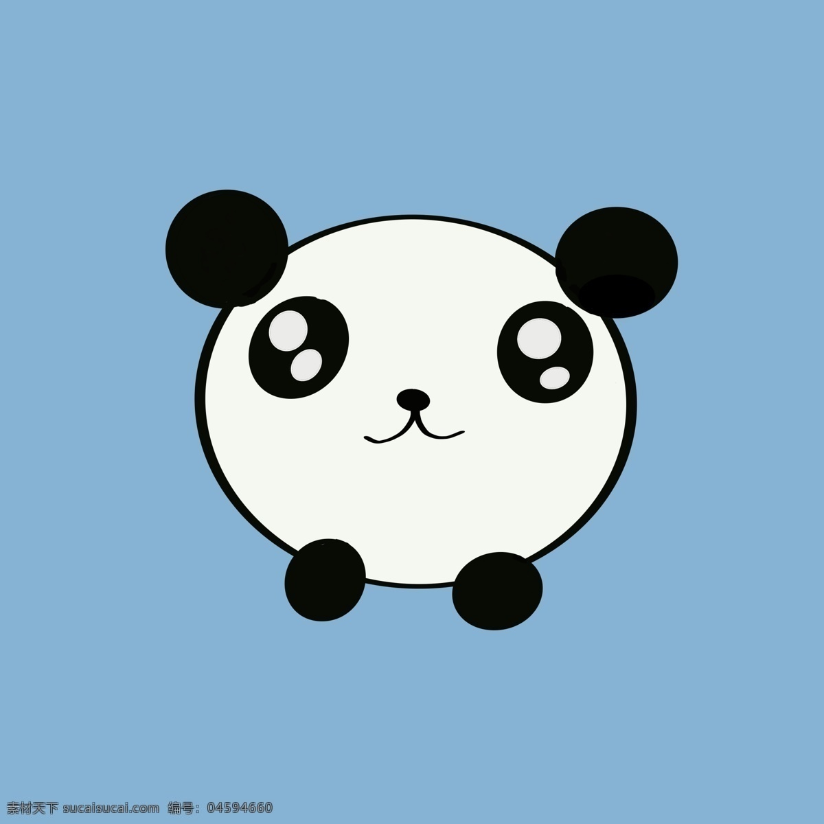 可爱小熊猫 熊猫 可爱 熊猫头像 卡通熊猫 小熊猫 头像 绘画练习 动漫动画