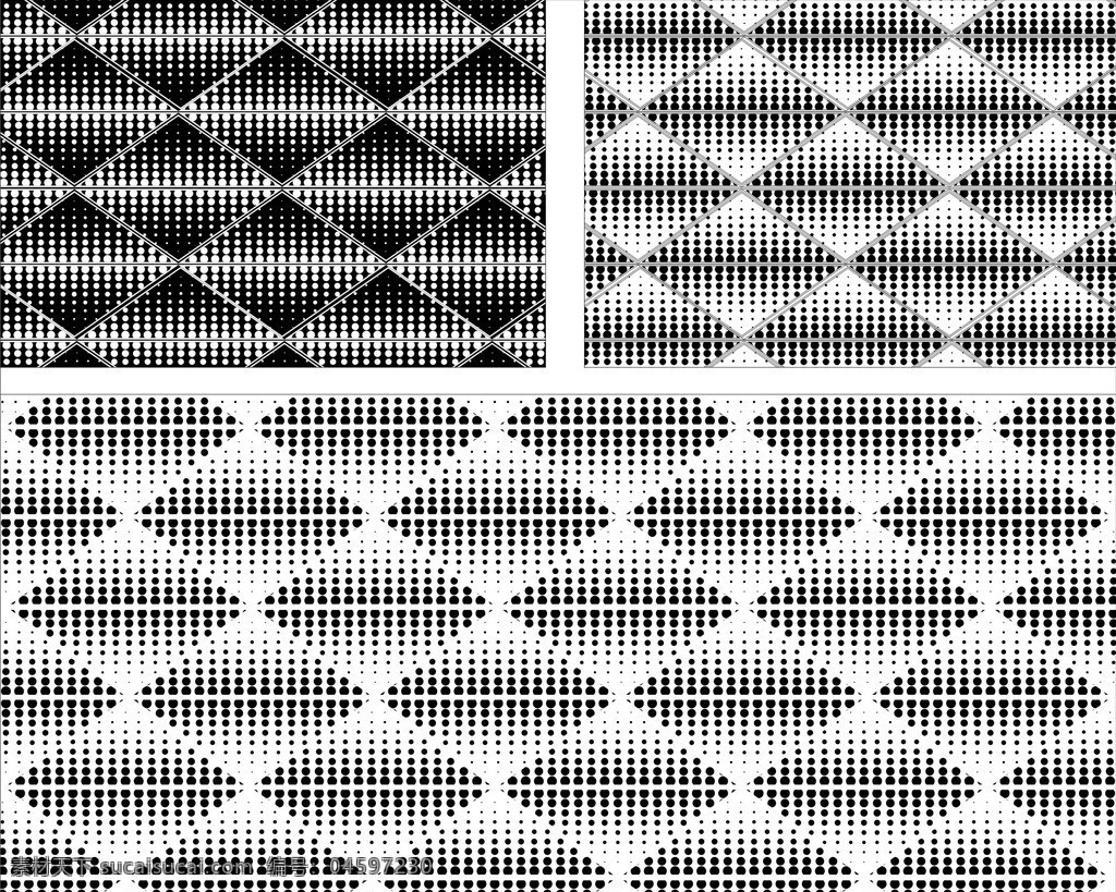 底纹图案 底纹 背景 黑白图案 渐变图案 圆形图案 点渐变图案 装饰 矢量 矢量素材 平面模板 平面设计 平面广告素材 底纹背景 底纹边框