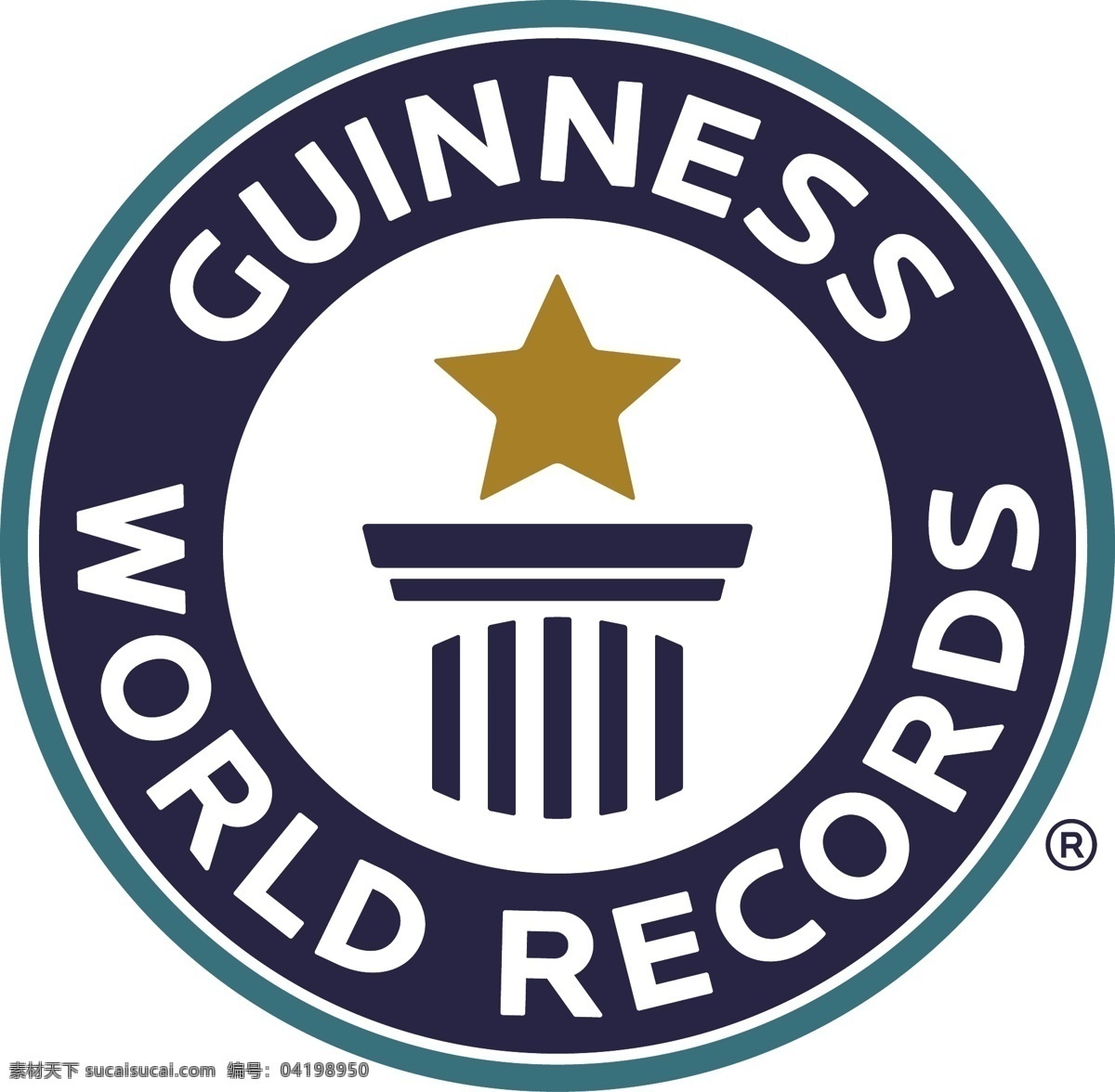 吉尼斯 纪录 矢量 logo guinness world records 星星 世界 标志图标 企业 标志