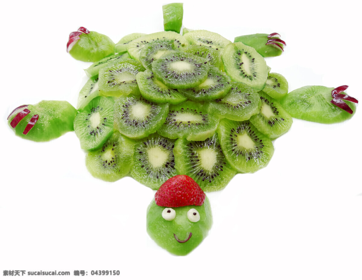 猕猴桃 拼 成 乌龟 乌龟水果 果蔬 美味水果 新鲜水果 水果蔬菜 餐饮美食 水果图片