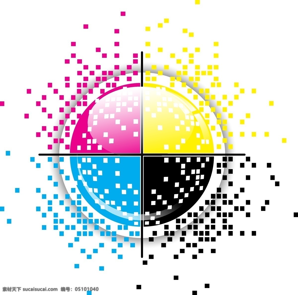 cmyk色谱 色彩 色谱 印刷色 模式 颜色 四色 彩色 矢量 墨迹 水粉 水彩 底纹背景 底纹边框