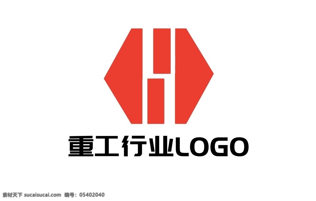 重工 市场 服务平台 logo 原创 重工业 产品销售 汽车制造 设备直销 经销分销行业 矢量格式 红色logo