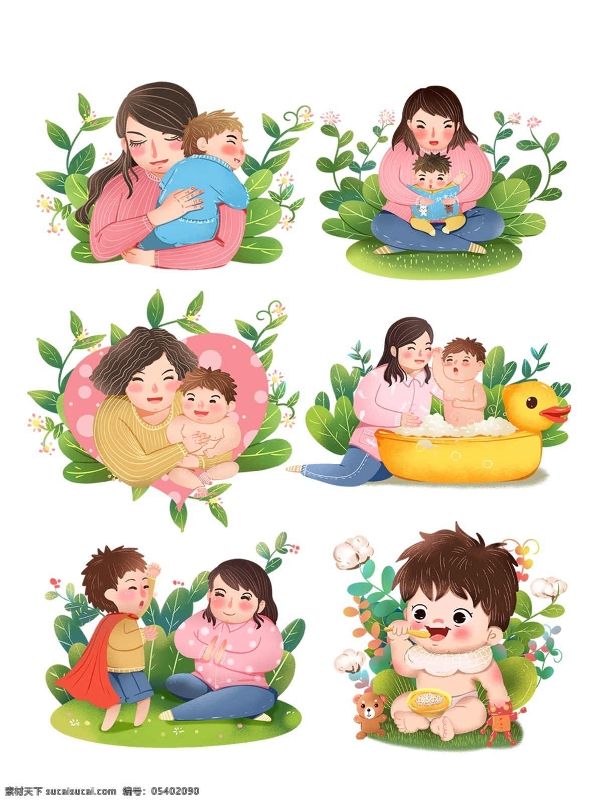 母婴 亲子 互动 系列 婴儿 母亲 母亲节 新生儿 喂奶 超人 亲子互动 幸福 甜蜜 洗澡 小黄鸭