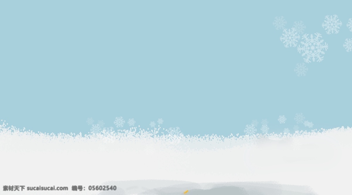 二十四节气 小雪 插画 背景 雪花 蓝色背景 暴雪背景 可爱背景 大雪节气 传统节气 小雪节气