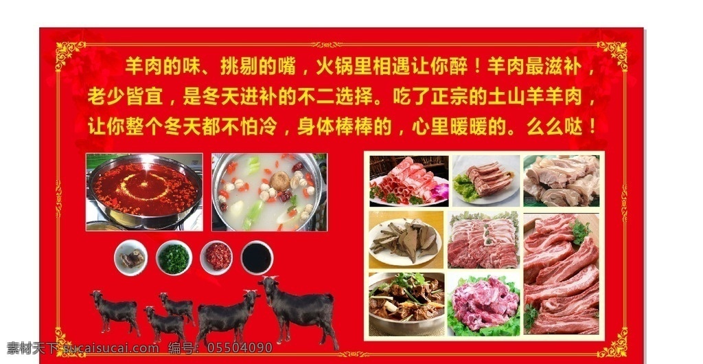 羊火锅 羊肉火锅 黑山羊 羊肉 羊排 羊肝