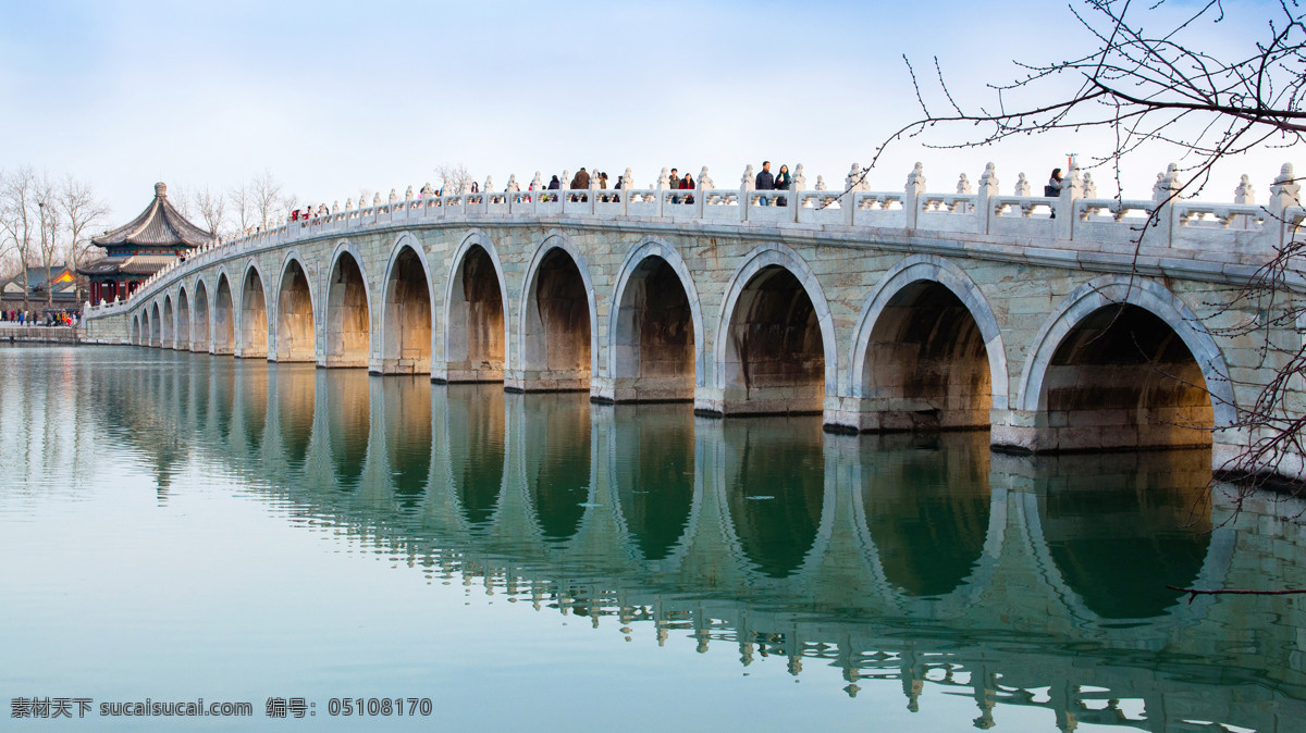 颐和园 十七孔桥 昆明湖 园林景观 风光摄影 旅游摄影 国内旅游