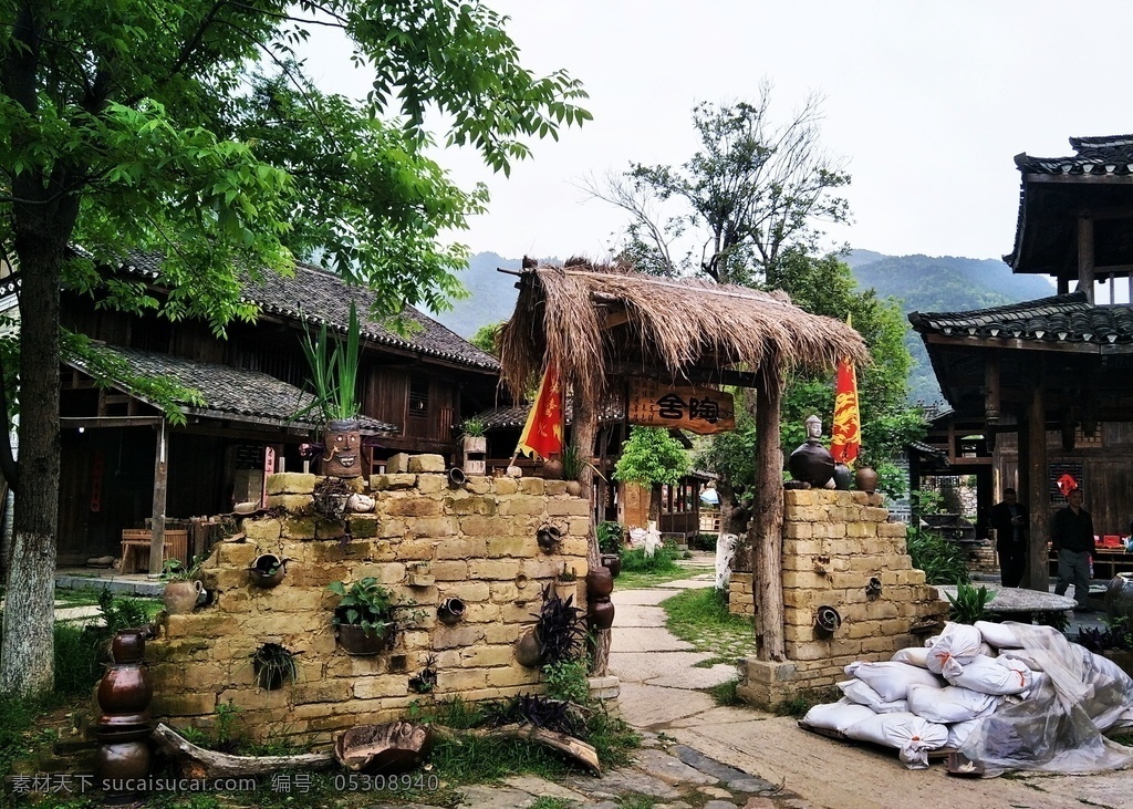 乡土小院子 乡土小院 老院 乡土 乡建 漓水人家 南方小院 老街 诗意 自然景观 田园风光