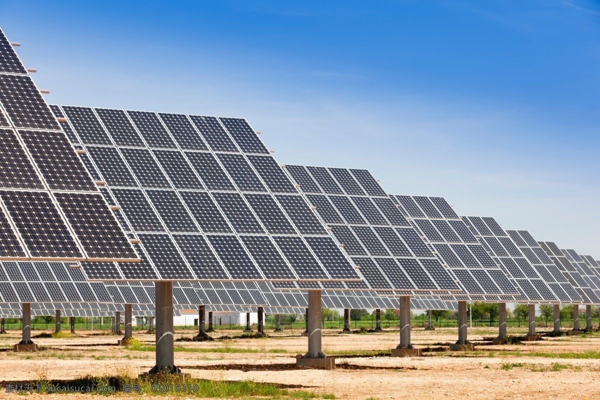 太阳能 发电 能源 发电站 科技 现代科技 灰色