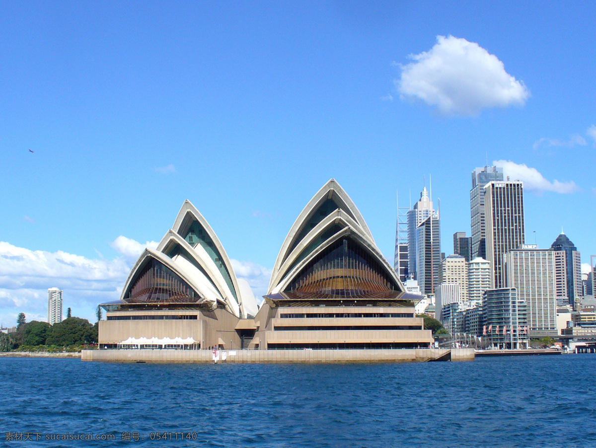 悉尼歌剧院 悉尼 旅游摄影 蓝天 白云 悉尼港 摄影图库 国外旅游 澳大利亚 澳大利亚标志 悉尼情人港