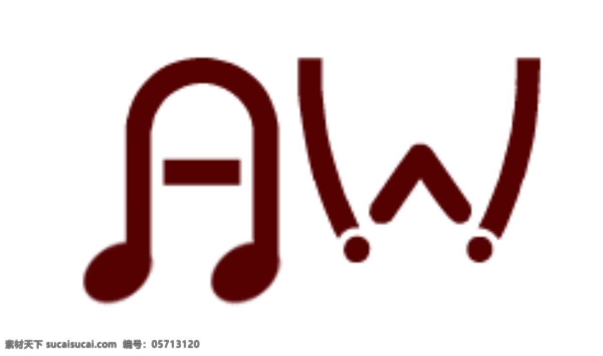 aw 音响 logo 音响logo 企业 标志 标识 抽象 公司 企业标识 公司的标志 白色