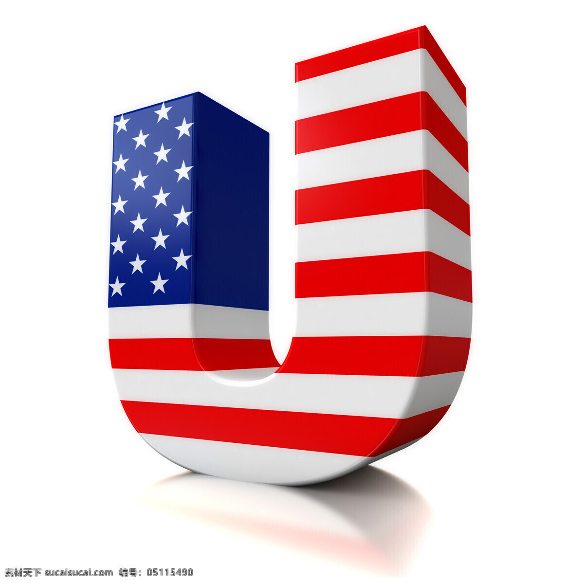 3d设计 usa 背景 国旗 国庆 美国 美国国旗 庆祝 独立日 设计素材 模板下载 立体 三维 3d 字母 u 矢量图 艺术字