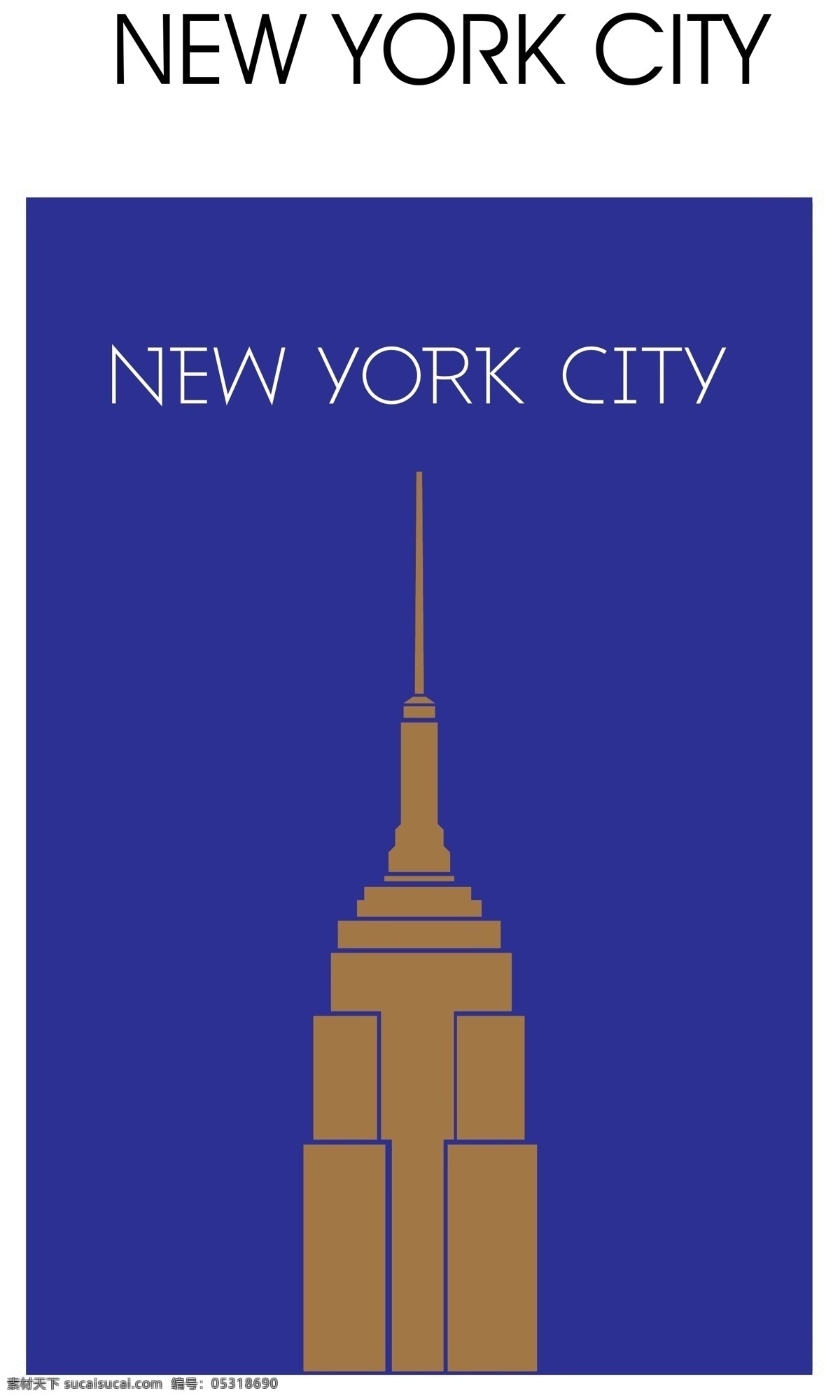 york 城市 插画 美国 new 建筑物 字母 矢量图 建筑家居