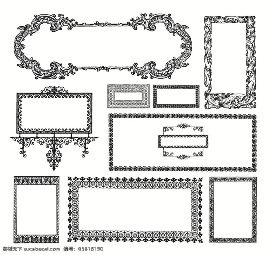 古典 花边 花纹 纹样 边框 清新花纹 古典花边 装饰花纹 时尚 花纹花边 黑白花纹 精美花纹 喜庆花纹 欧式花纹 时尚花纹 矢量花纹 欧式花纹边框 古典花纹 黑色花纹 简洁花纹 矢量黑白花纹 潮流 欧式精美花边 矢量素材 矢量 欧式花边花纹 复古花纹 简约花纹 底纹边框 花边花纹 边框相框