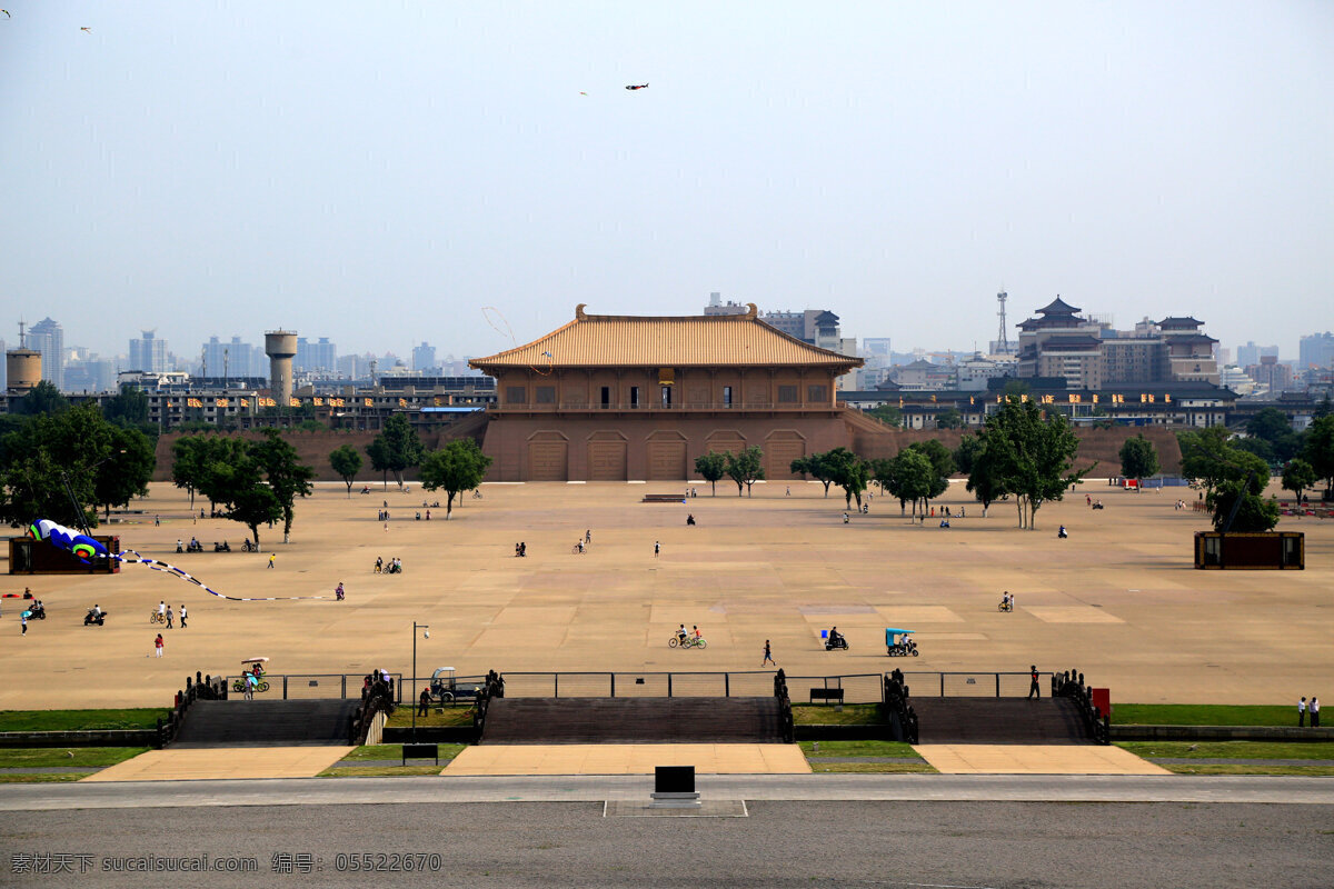 大明宫建筑 中式古建筑 景点 古建筑 旅游 名胜古迹 自然景观 建筑景观