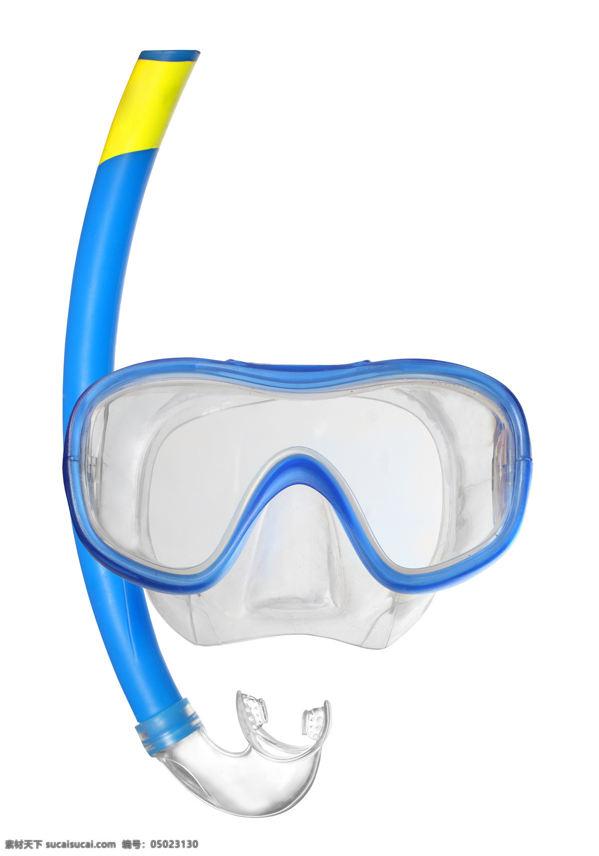 蓝色 眼镜 呼 吸管 呼吸管 潜水 游泳 其他类别 生活百科 白色