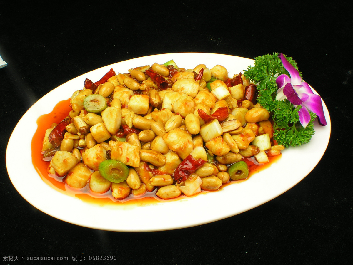 宫爆鸡丁 美食 传统美食 餐饮美食 高清菜谱用图