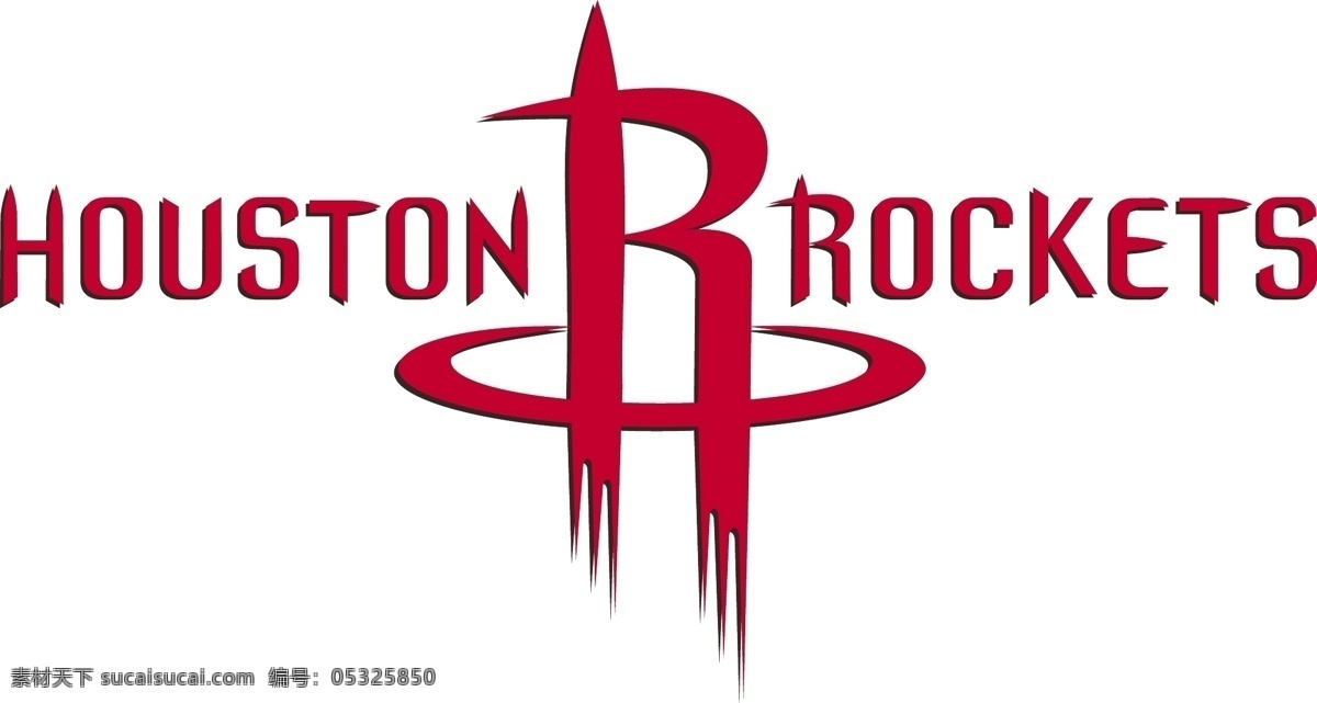 休斯顿 火箭队 徽标 火箭 nba 西部联盟 西南分区 logo设计