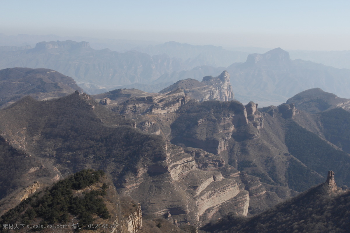 太行山 山 崇山峻岭 山连着山 革命老区 自然景观 山水风景