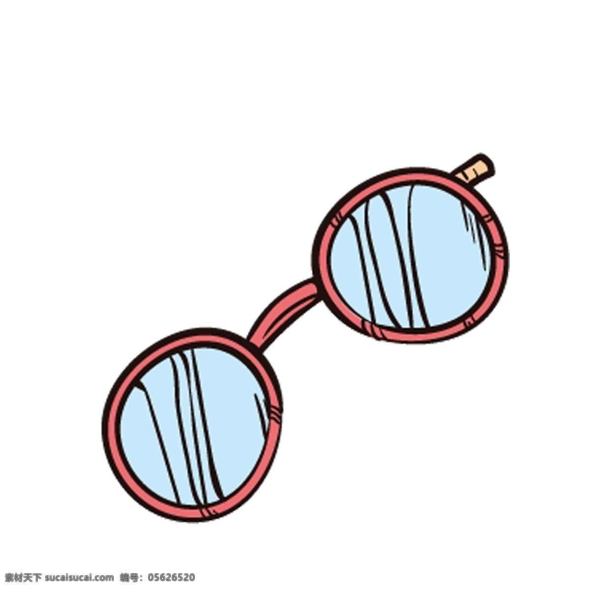 卡通 黄色 眼镜 免 抠 图 时尚眼镜 墨镜 漂亮的眼镜 男士眼镜 卡通图案 卡通插画 免抠图
