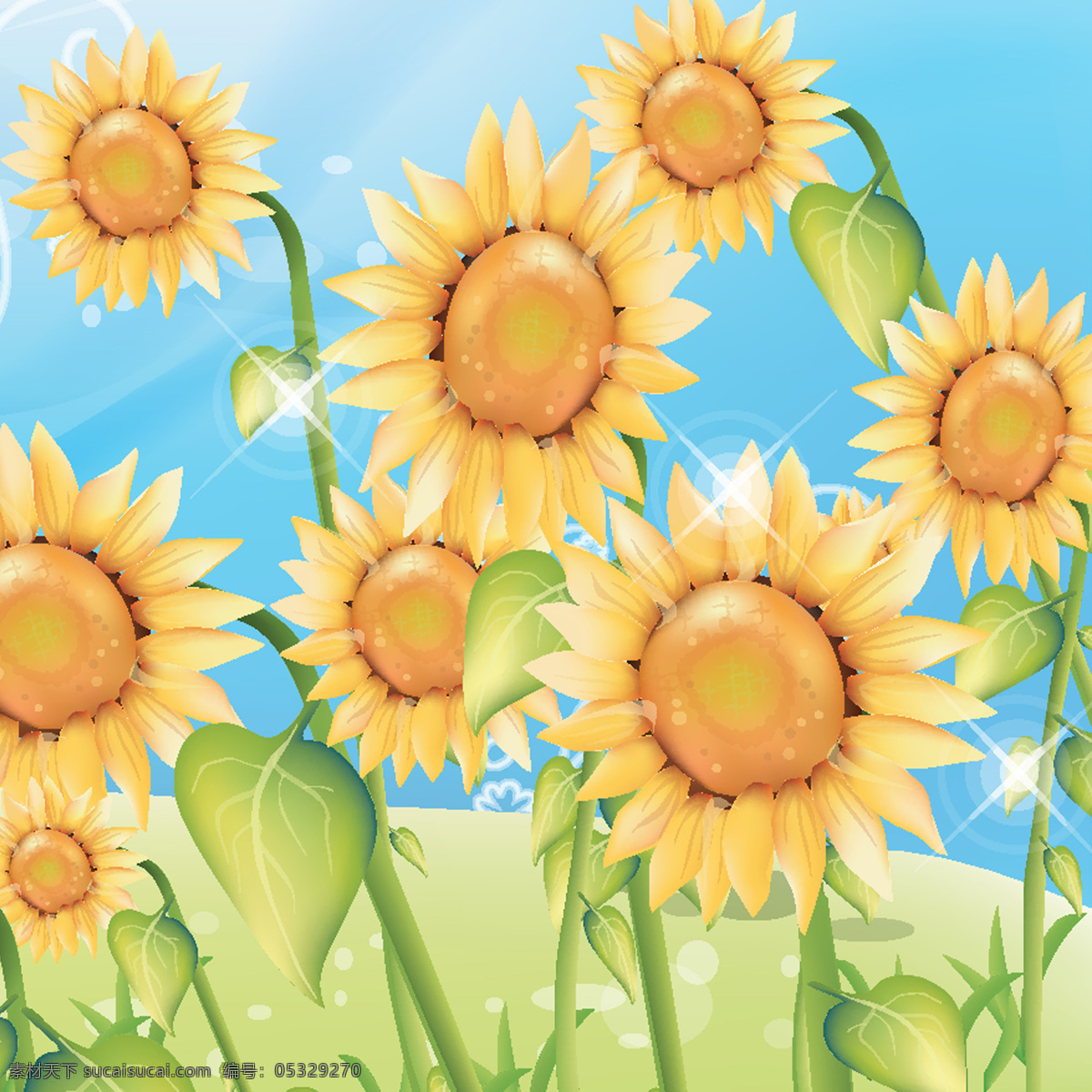白色 花朵 写意花卉 植物图案 位图 花朵图片 向日葵 太阳花 花朵图案 装饰画