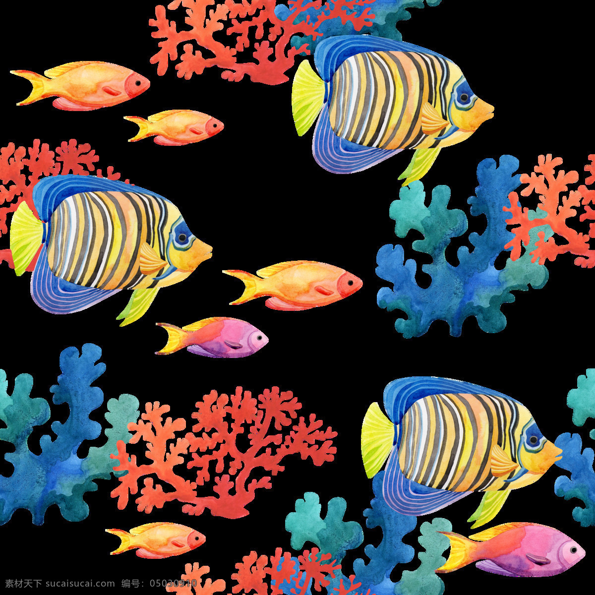 手绘 海底 世界 奇观 背景 图 透明 背景素材 观赏 海草 蓝色 免扣素材 热带鱼 珊瑚 透明素材 唯美 装饰图案