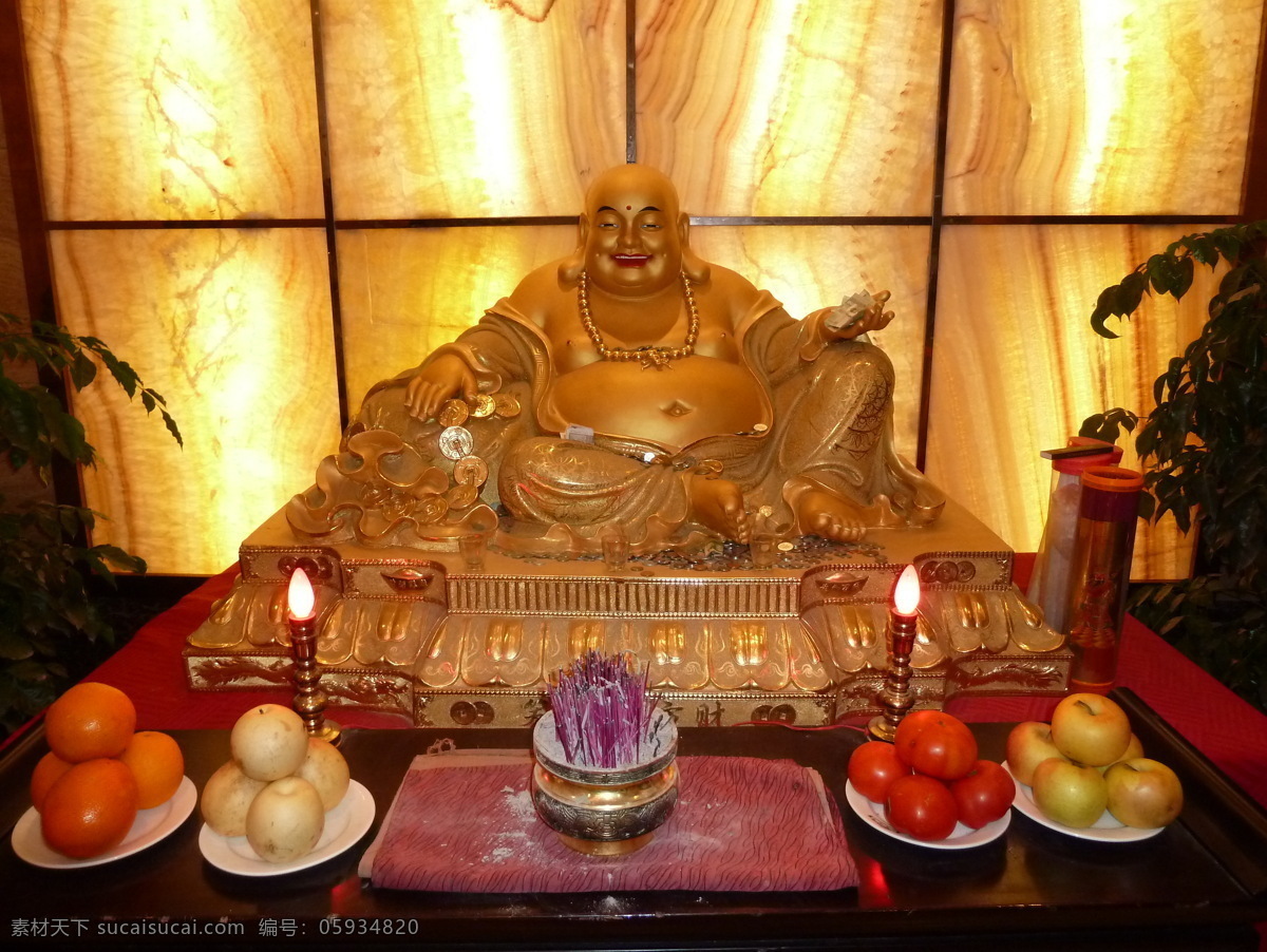 笑 佛 阿弥陀佛 佛教 文化艺术 宗教信仰 笑佛 笑面常开 供桌 供品 香烛 闵行机械