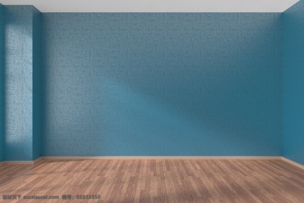 蓝色 墙面 木地板 客厅 效果图 客厅样板房 时尚家居 室内装修设计 室内装潢 室内设计 环境家居