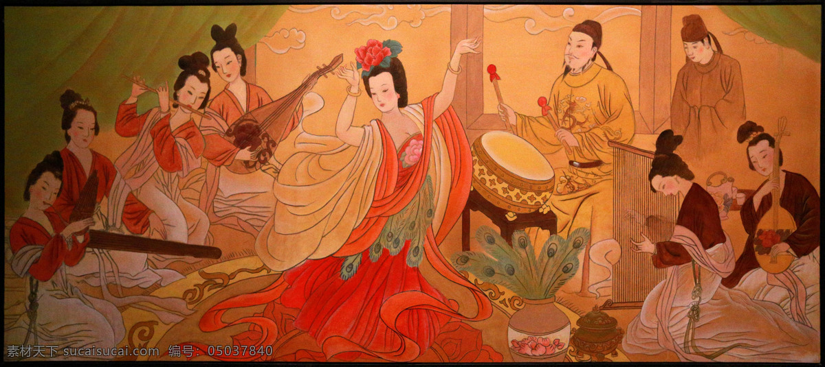大明宫 遗址 博物馆 壁画 国家 公园 唐朝大明宫 旅游 绘画书法 文化艺术